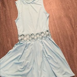 Baby blue dress